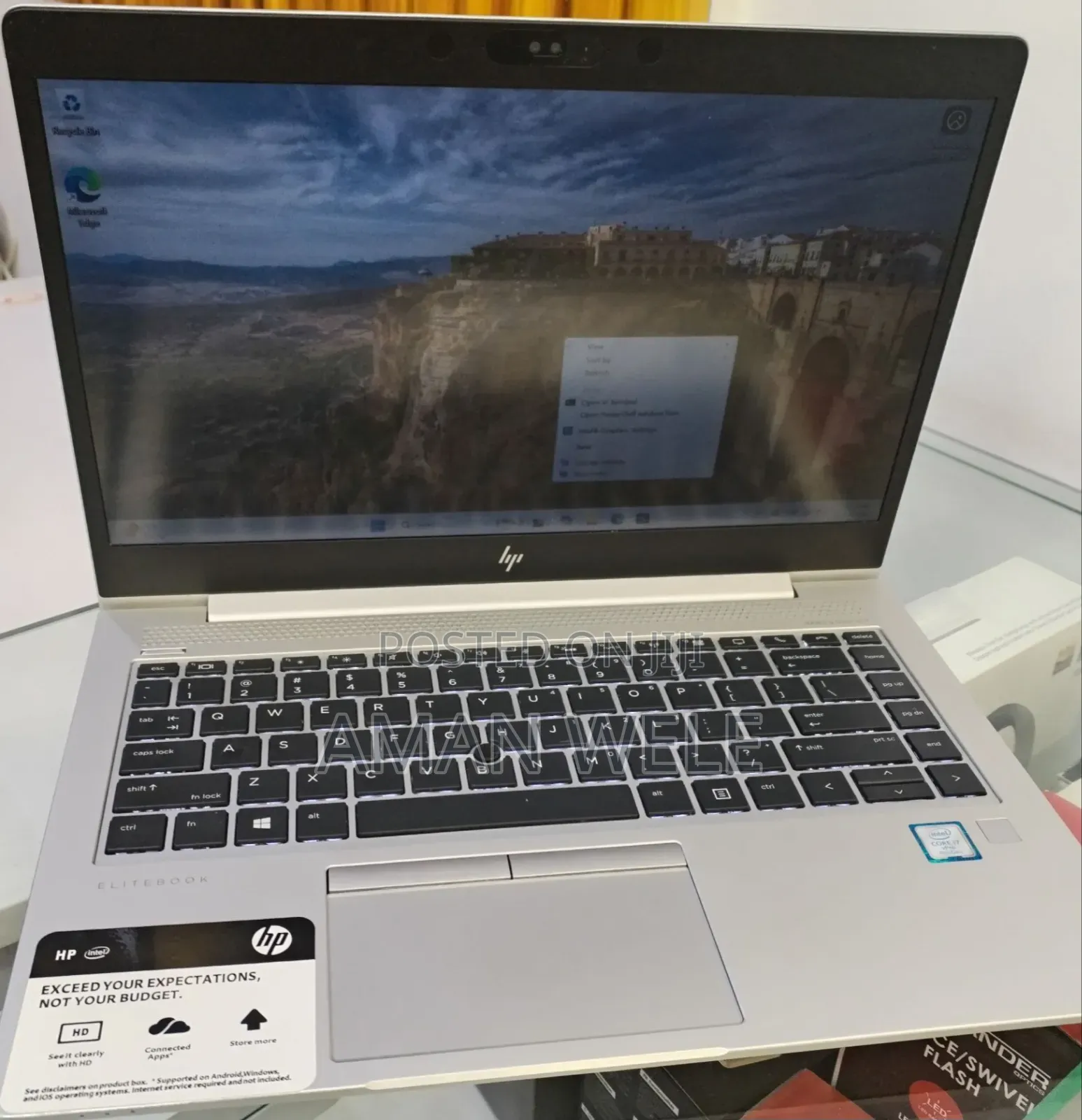 New Laptop HP EliteBook 840 G5 16GB Intel Core I7 SSD 512GB