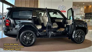 New Toyota Land Cruiser Prado 2.4 Hybrid 2025 Black
