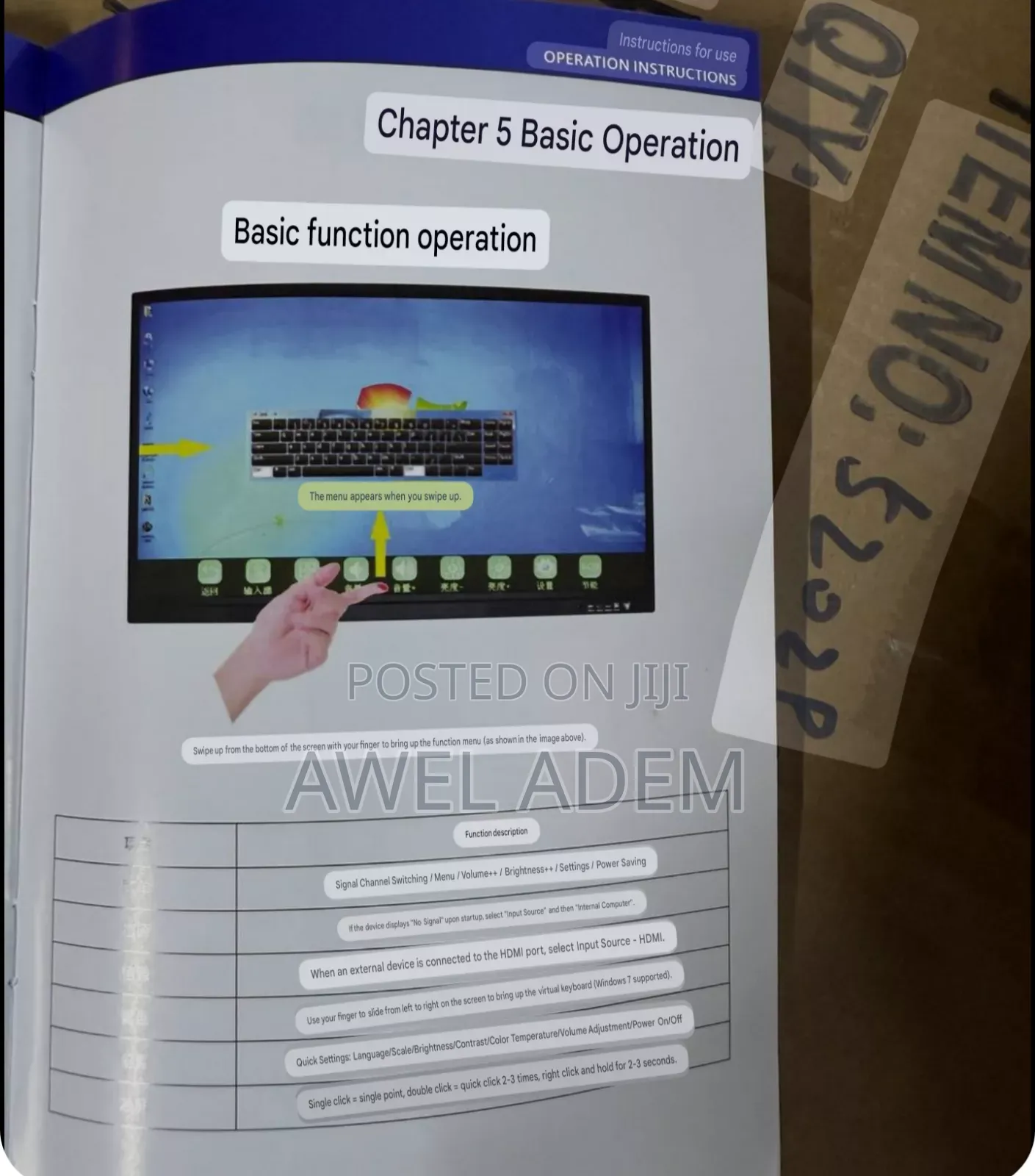 100 Inch LCD Ops All in One Pc Touch Screen Interactive Whiteboard