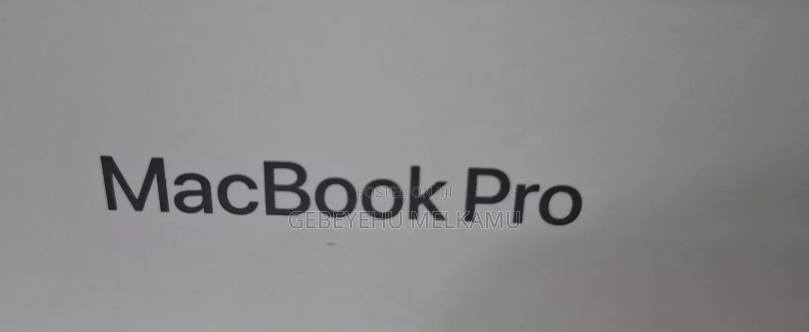 New Laptop Apple MacBook Pro 2021 M1 32GB SSD 512GB