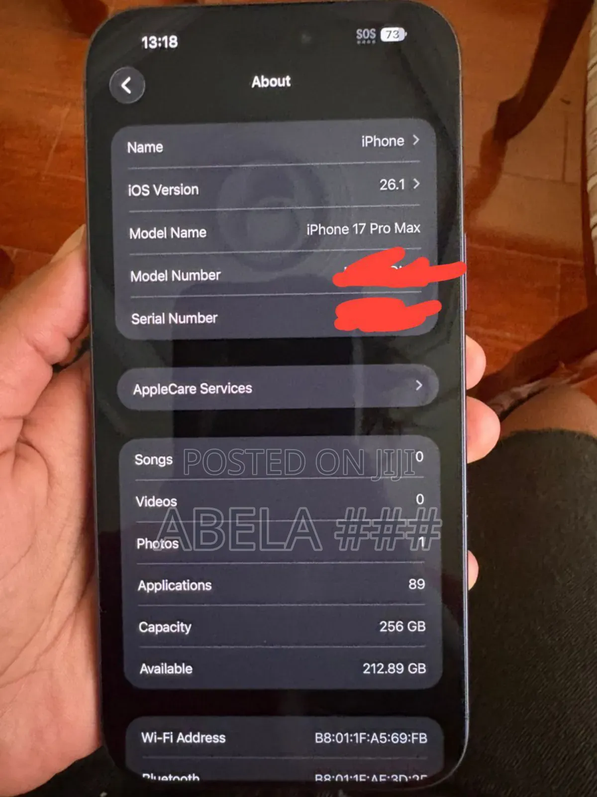 New Apple iPhone 17 Pro Max 256 GB Blue