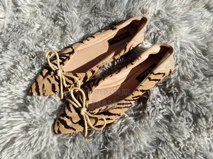Dishidaren Leopard Print Ballet Flat Shoes