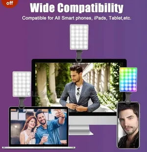 RGB Led Video Light, 1560lm Dimmable, 4000mah Batter