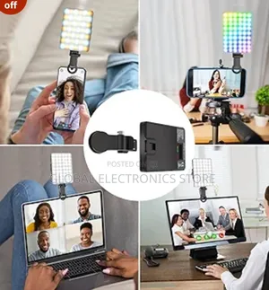 RGB Led Video Light, 1560lm Dimmable, 4000mah Batter