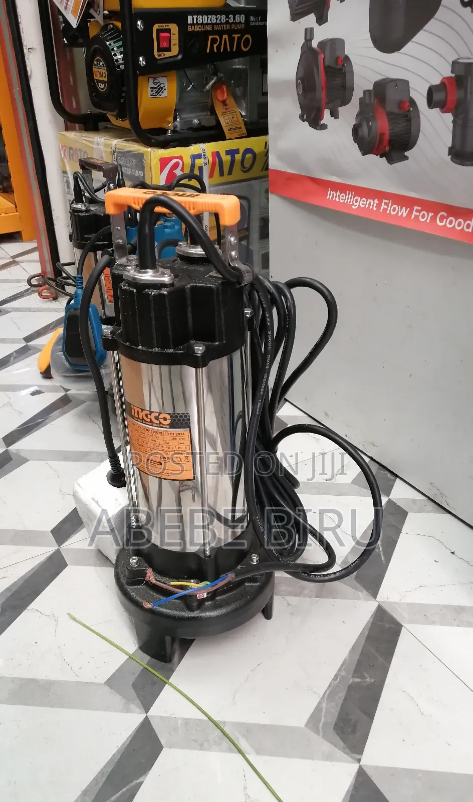 Ingco 2hp Submersible Pump