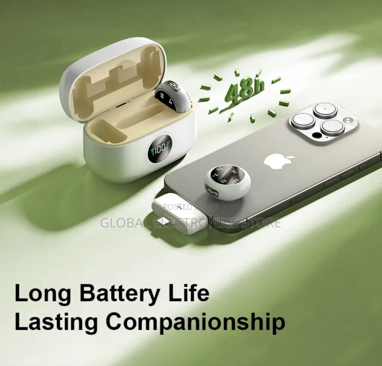 2.4g Wireless Lavalier Dual Microphone 5.3 Bluetooth Enc Noise Can