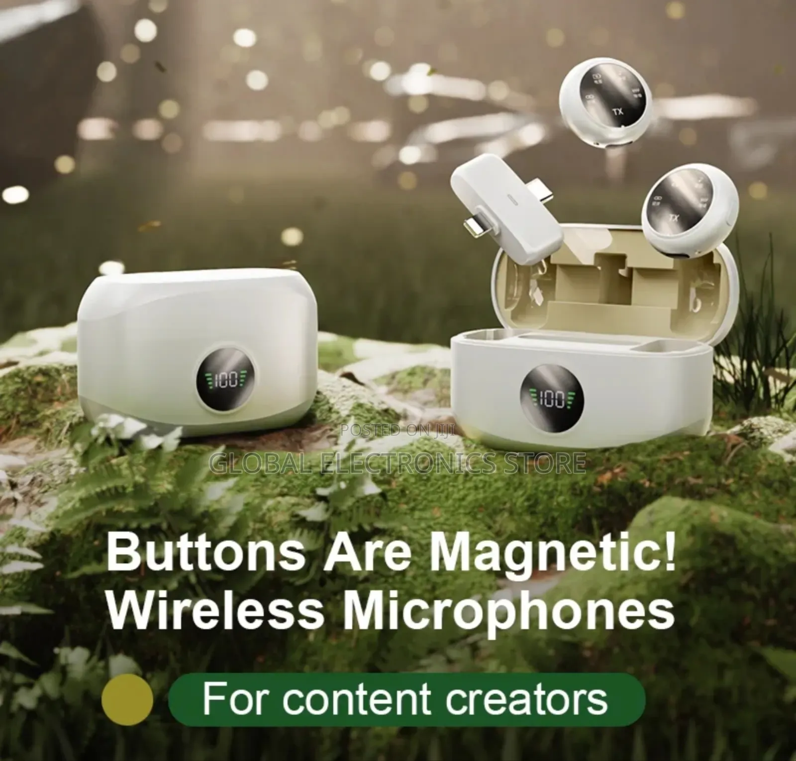 2.4g Wireless Lavalier Dual Microphone 5.3 Bluetooth Enc Noise Can