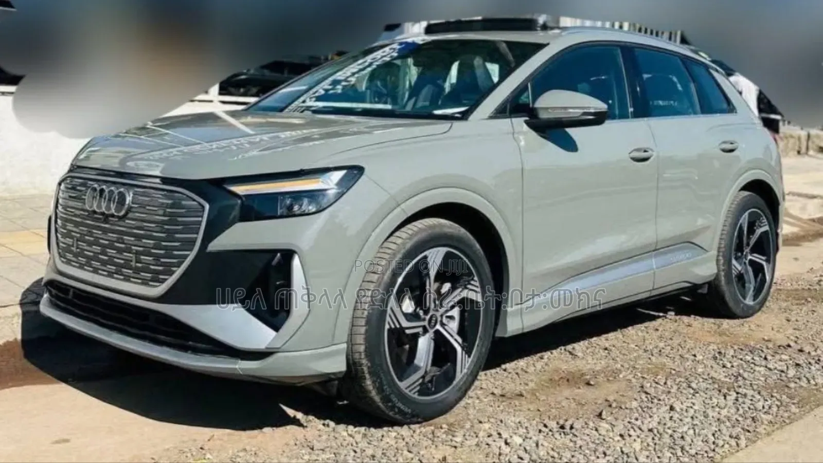 New Audi Q4 e-tron 2024 Blue