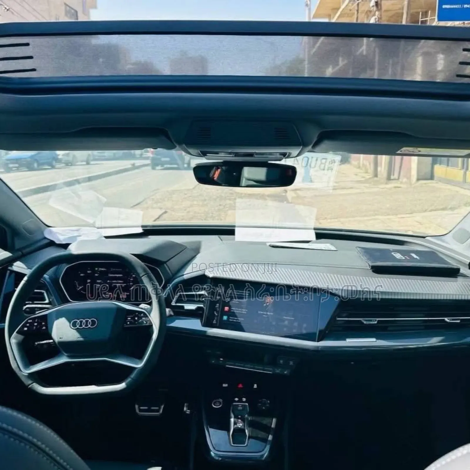 New Audi Q4 e-tron 2024 Blue