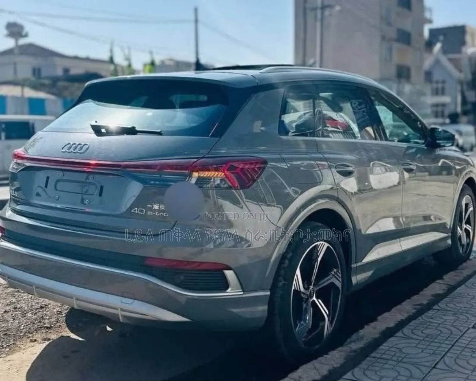 New Audi Q4 e-tron 2024 Blue