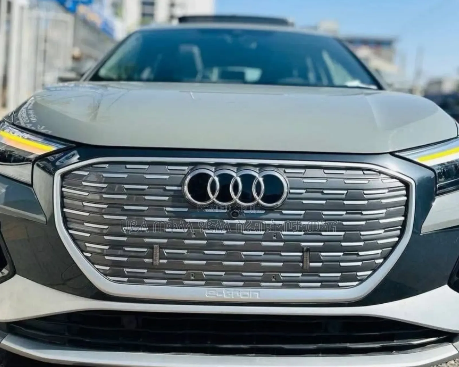 New Audi Q4 e-tron 2024 Blue