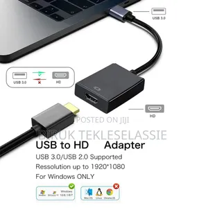 Usb 3.0 to Hdmi Converter Black