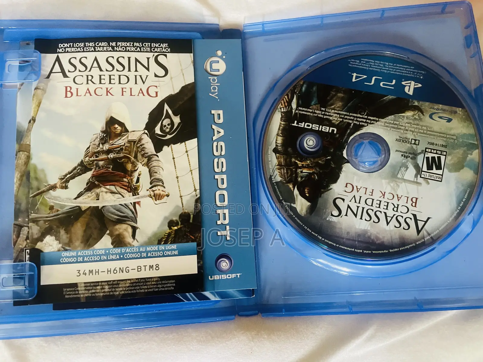 Playstation 4 Version of the Action-Adventure Game Assassin's Creed Iv