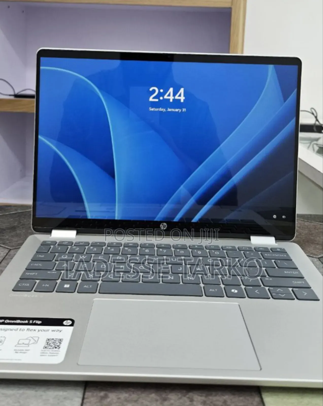New Laptop HP OmniBook 5 Flip 14-Fp0023dx 16GB Intel Core I7 SSD 512GB