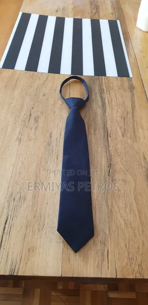 Dark Blue Necktie ጥቁር ሰማያዊ ክራባት, the Length Is 36cm, the Width Is 6cm.