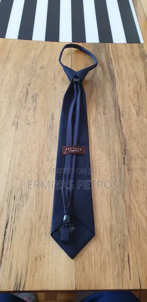 Dark Blue Necktie ጥቁር ሰማያዊ ክራባት