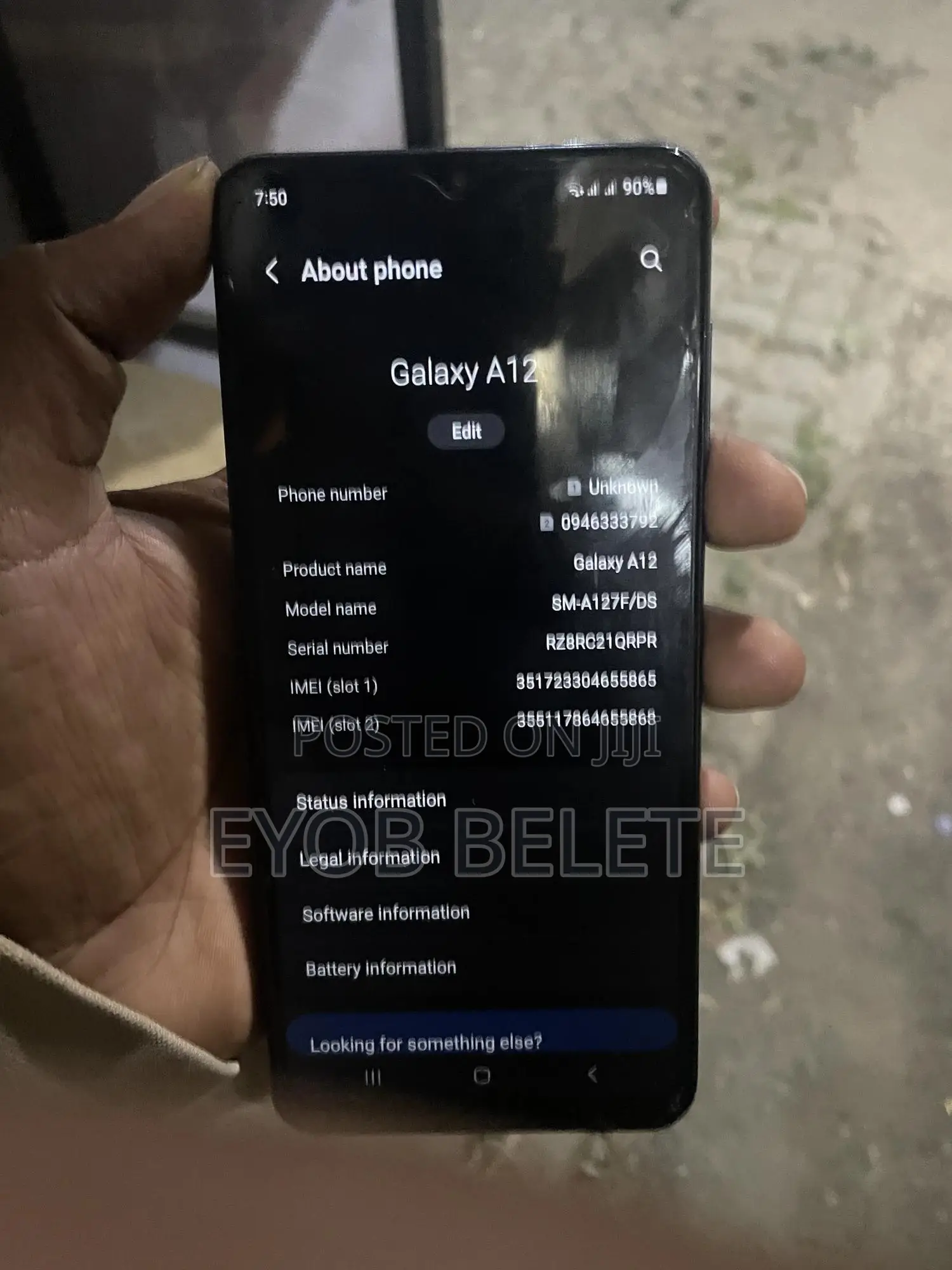 Samsung Galaxy A12 64 GB Blue