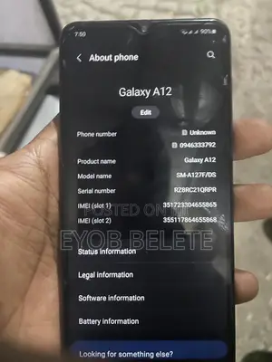 Samsung Galaxy A12 64 GB Blue