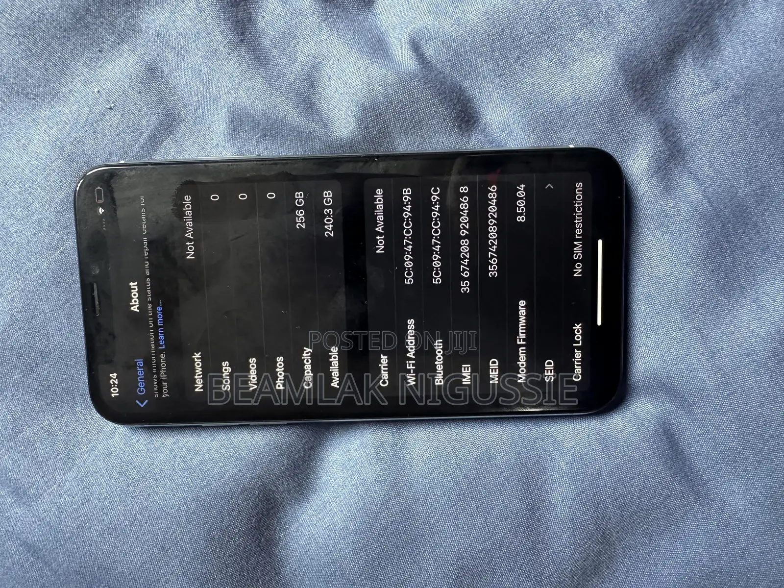 Apple iPhone X 256 GB White