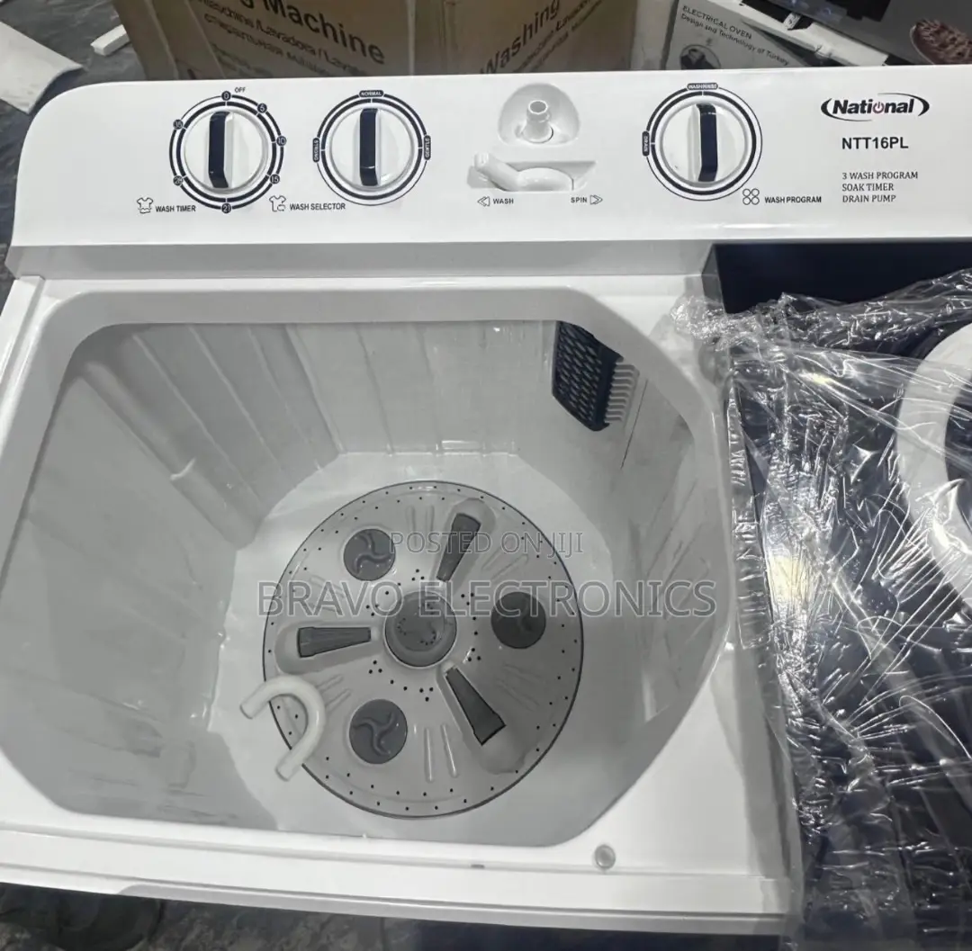 National Washing Machine 16kg – Large Capacity Powerful Cleaning!