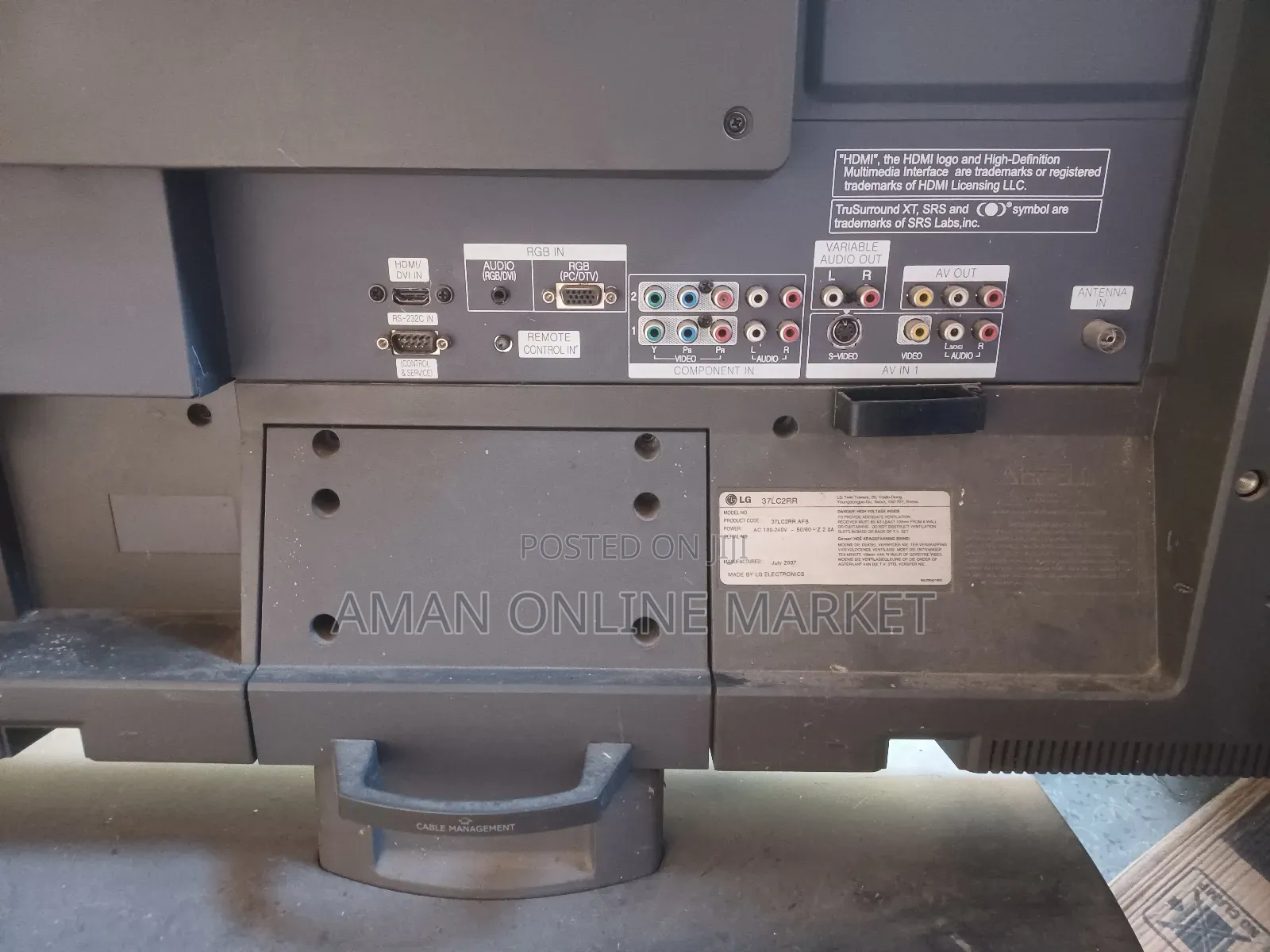 Lg Tv 37 Inch ገራሚ ደምፅ ያለዉ ቲቪ