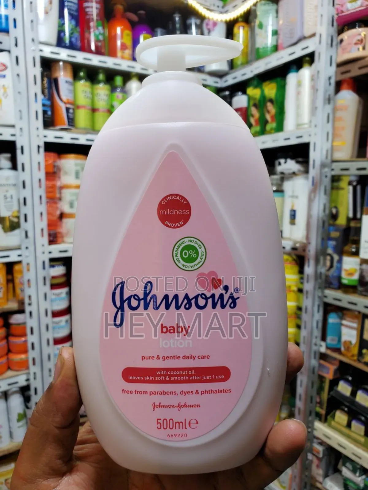 Johnson's Baby Lotion.