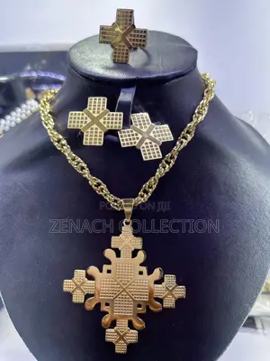 3 PCS Jewelry መስቀል