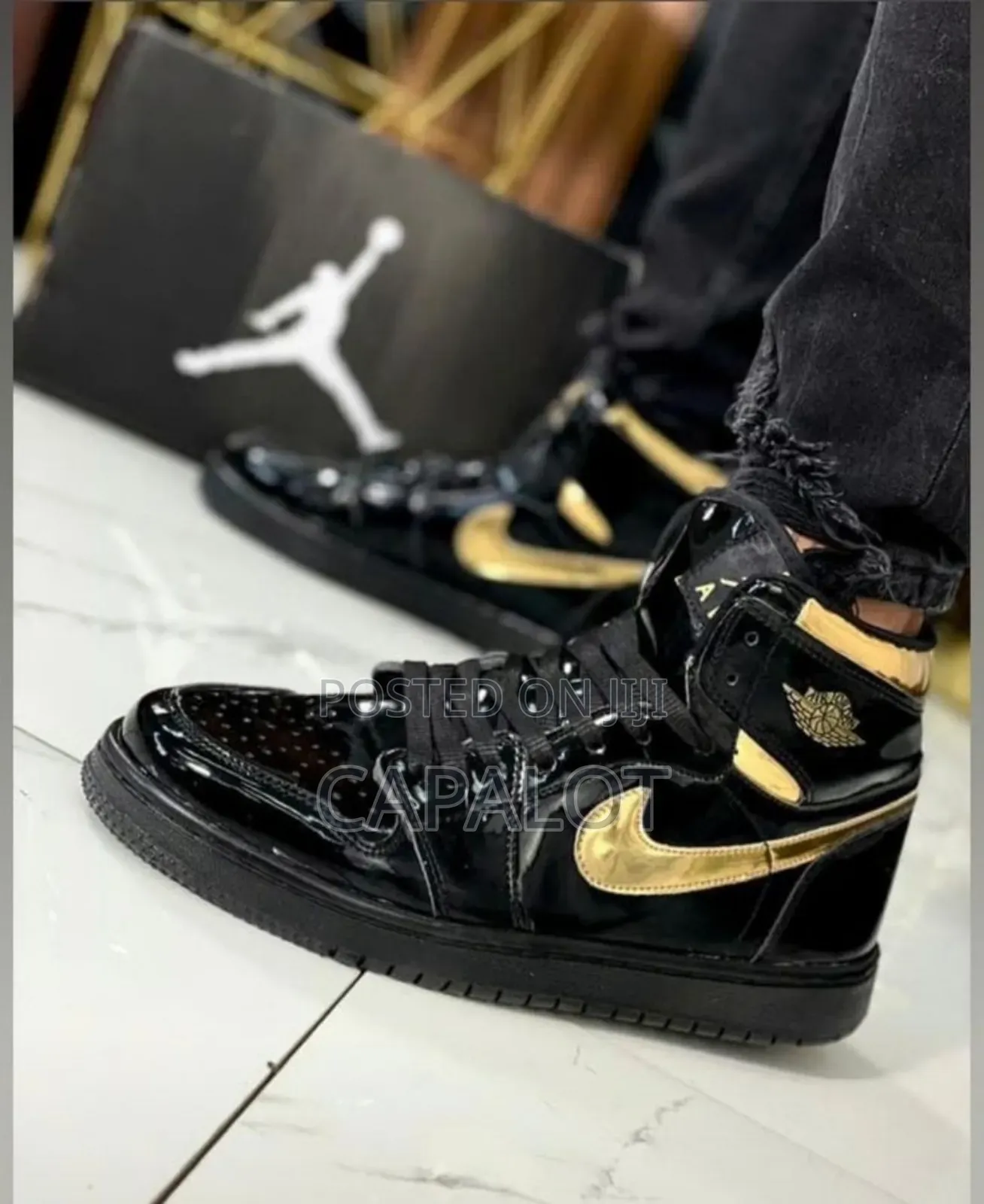 Jordan 1 Black/Gold – Night King