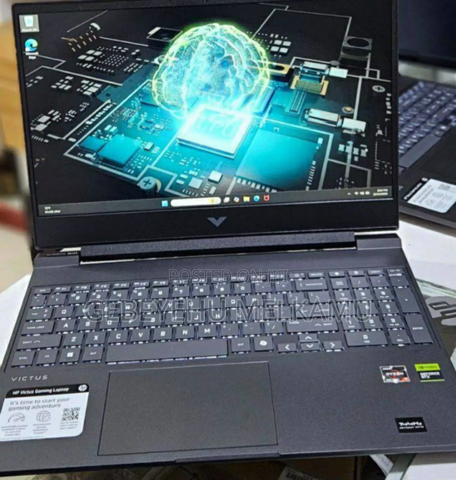 New Laptop HP Victus 15 16GB AMD Ryzen 7 SSD 512GB