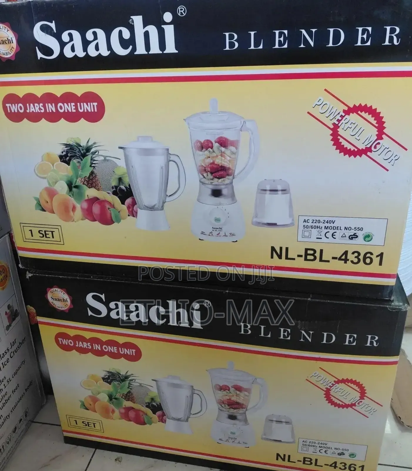 Saachi Blender – Powerful Motor | Multi-Purpose | Original