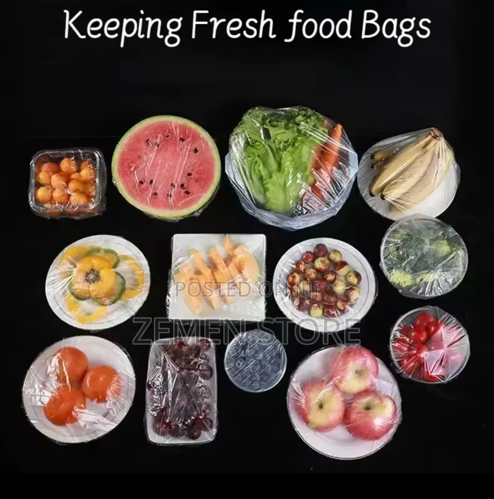 100pcs Disposable Food Covers: ምቹ የምግብ መሸፈኛ - ለኩሽናና ለጉዞ የሚሆን!