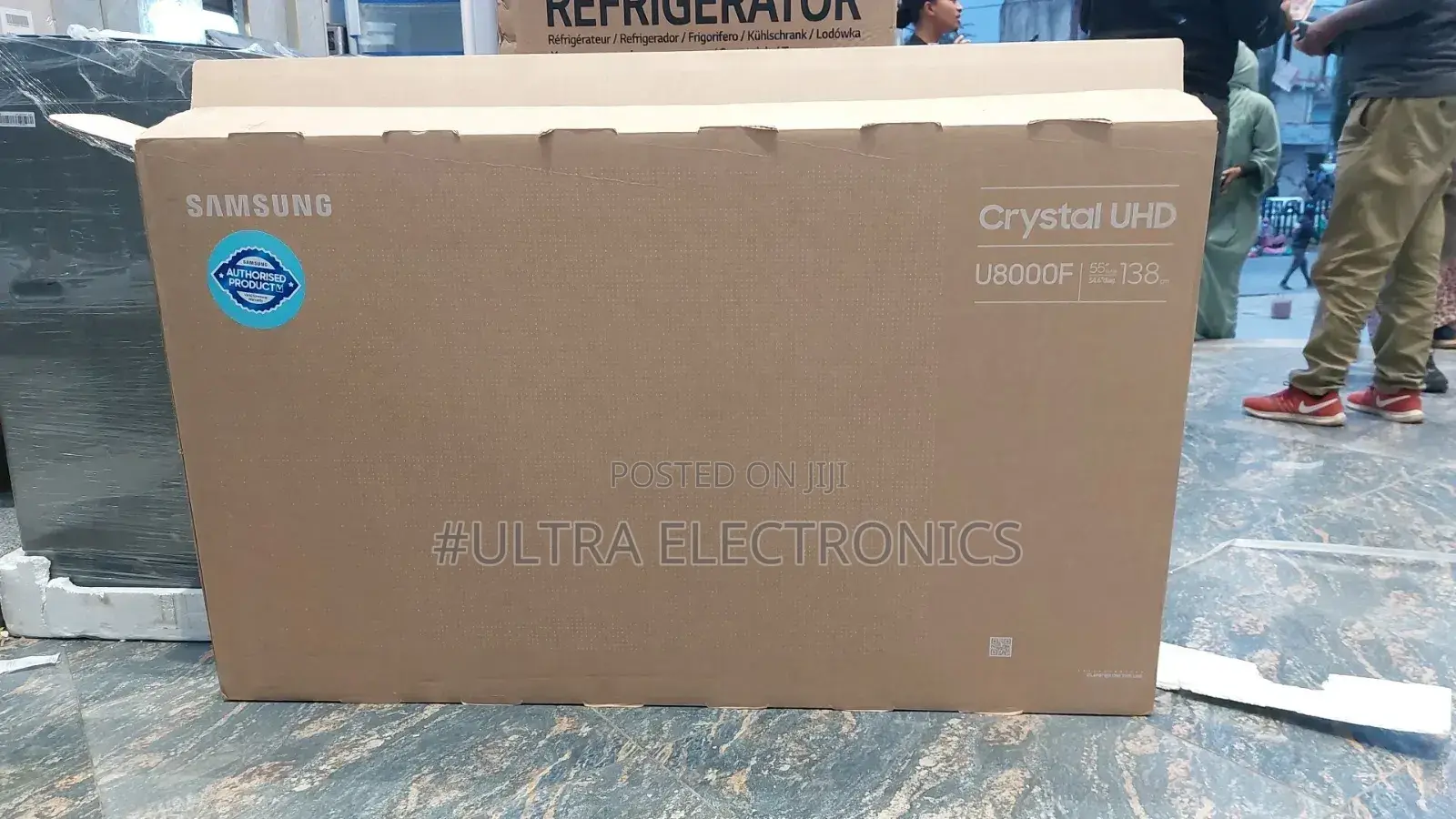Samsung Crystal Uhd U8000f Smart Tv. It Features a Uhd