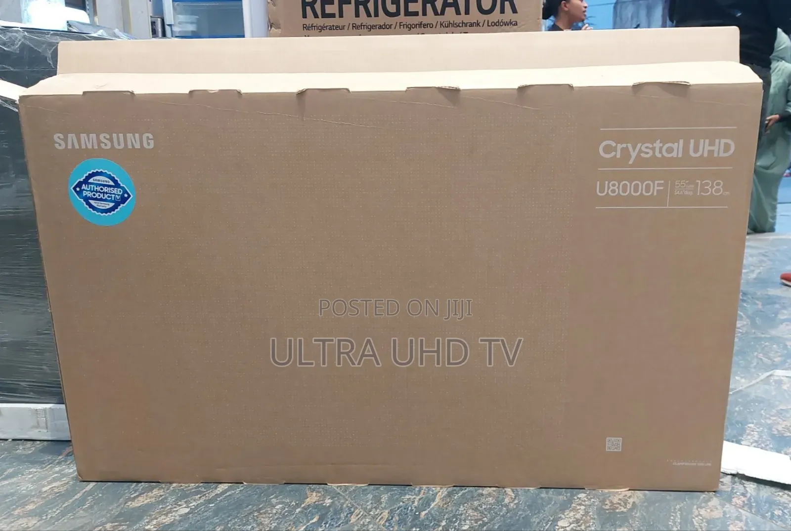 Samsung Crystal Uhd U8000f Smart Tv. It Features a Uhd