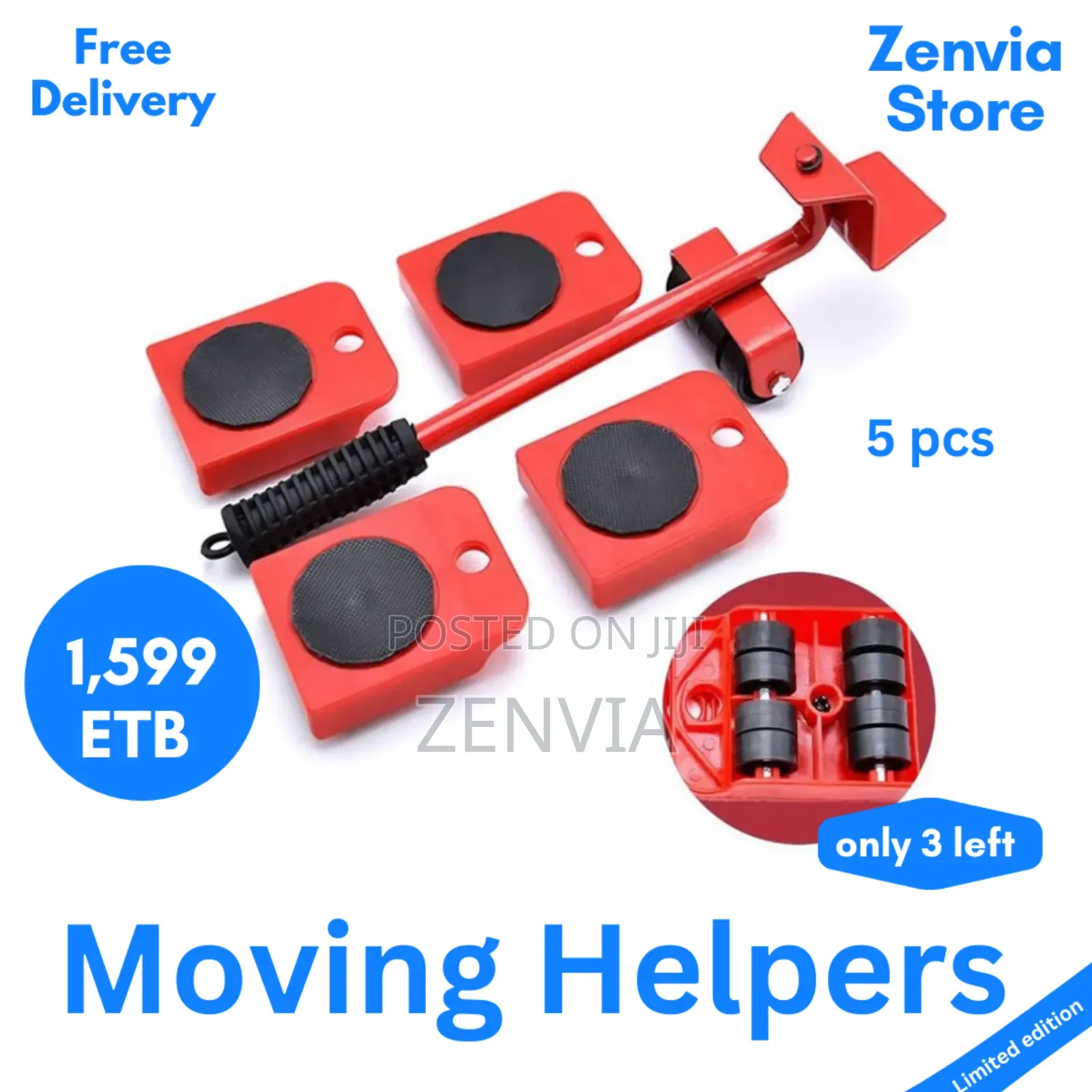 Moving Helpers /🔴Free Delivery/ Up To 150 Kg--360 Rotating