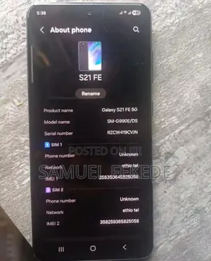 Samsung Galaxy S21 5G 128 GB Gray