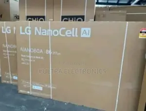 Lg Nanocell Tvs. The Boxes Show the Model Number Nano80a 86 Inch Tv
