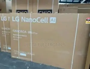 Lg Nanocell Tvs. The Boxes Show the Model Number Nano80a 86 Inch Tv