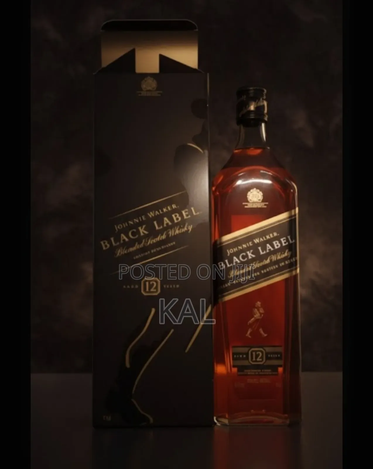 Johnnie Walker Black Label Whisky 1l Original (ባለ ቆርኪ)