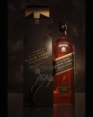 Johnnie Walker Black Label Whisky 1l Original (ባለ ቆርኪ)
