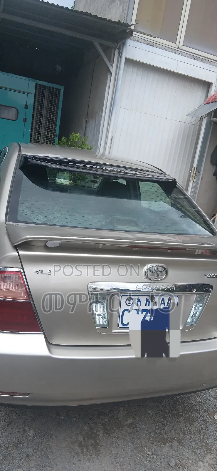 Toyota Corolla 2006 Gold