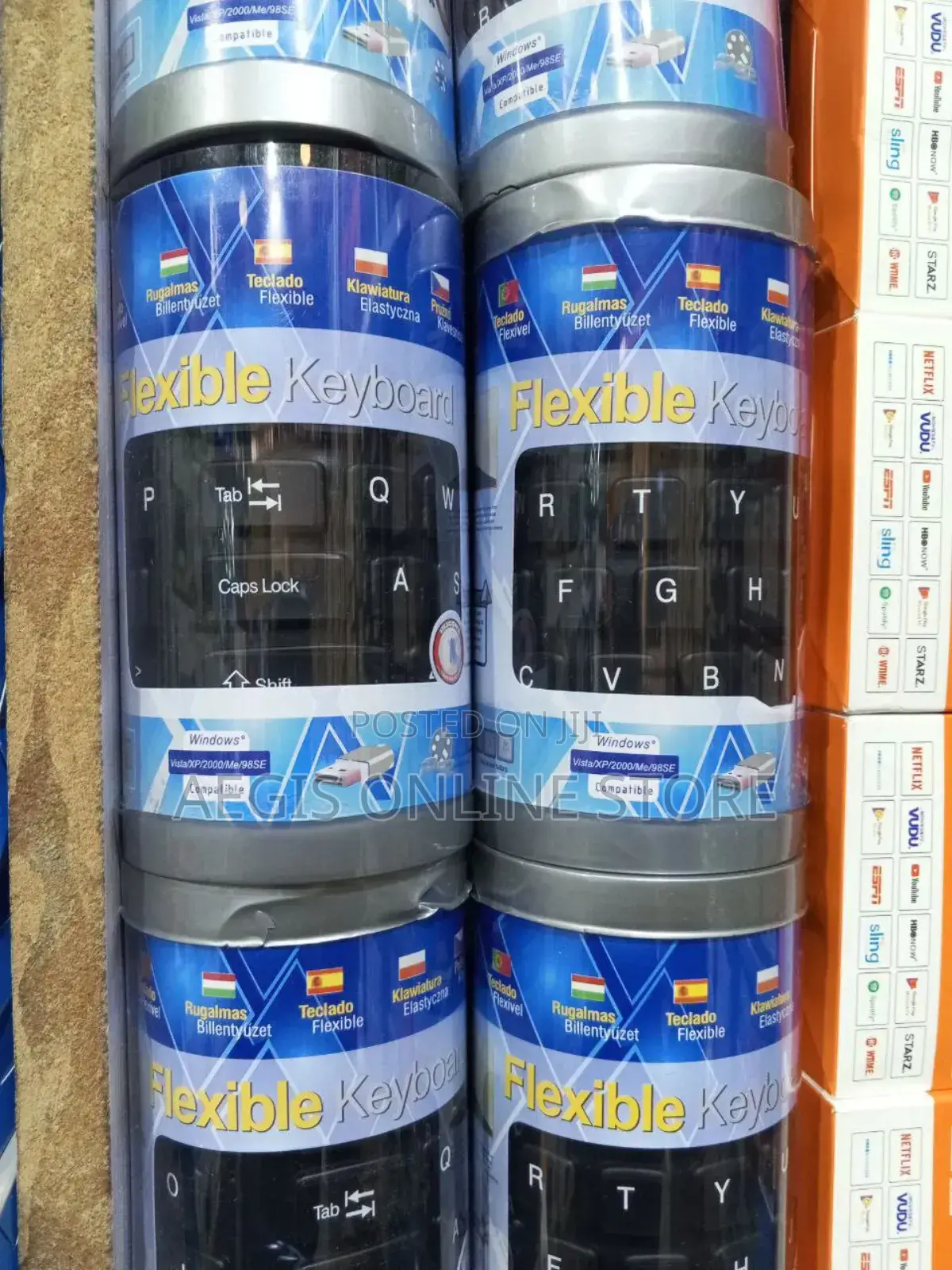 Flexible Roll-up Silicone Keyboard