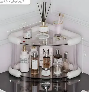 3 Tiers Corner Cosmetics Storage Shelf