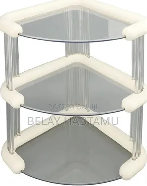 3 Tiers Corner Cosmetics Storage Shelf
