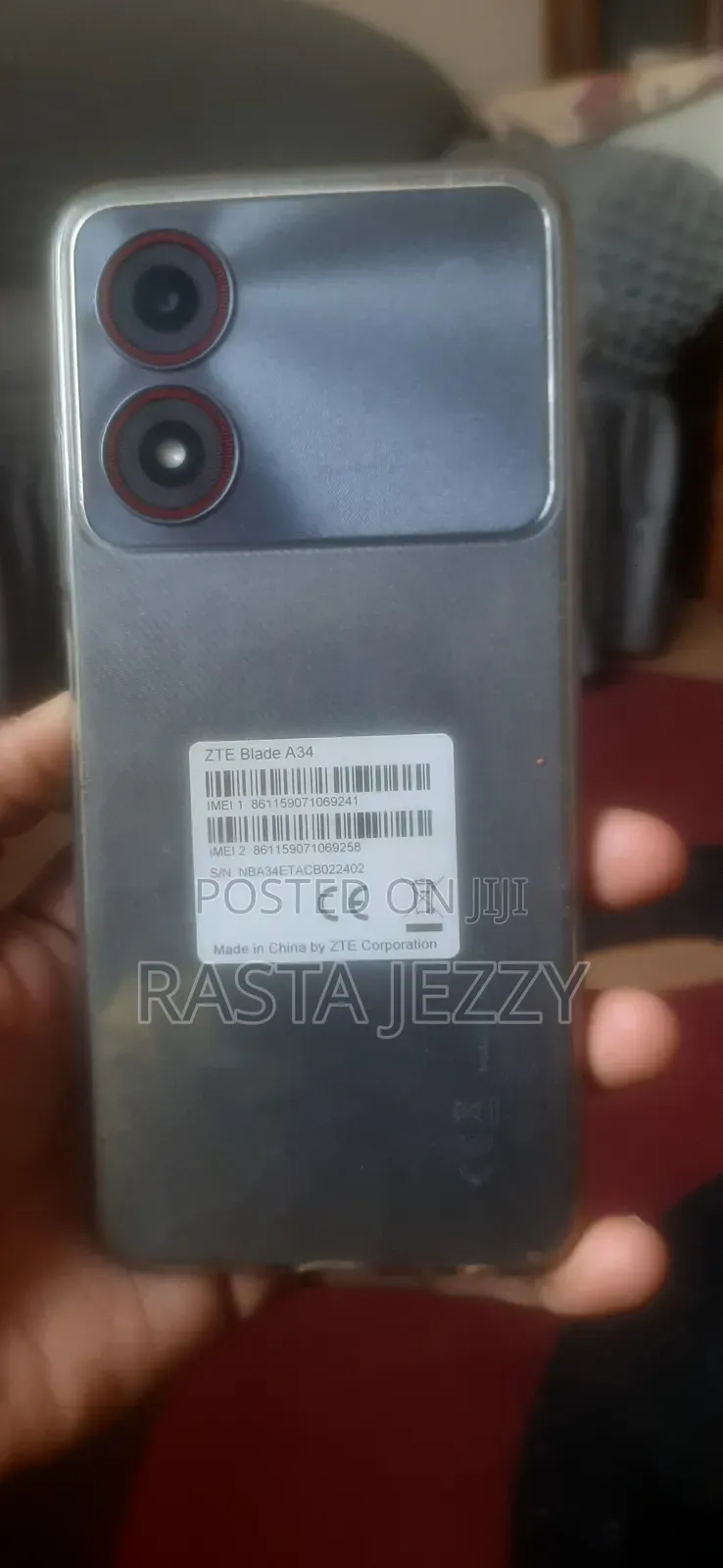 ZTE Blade A34 64 GB Black