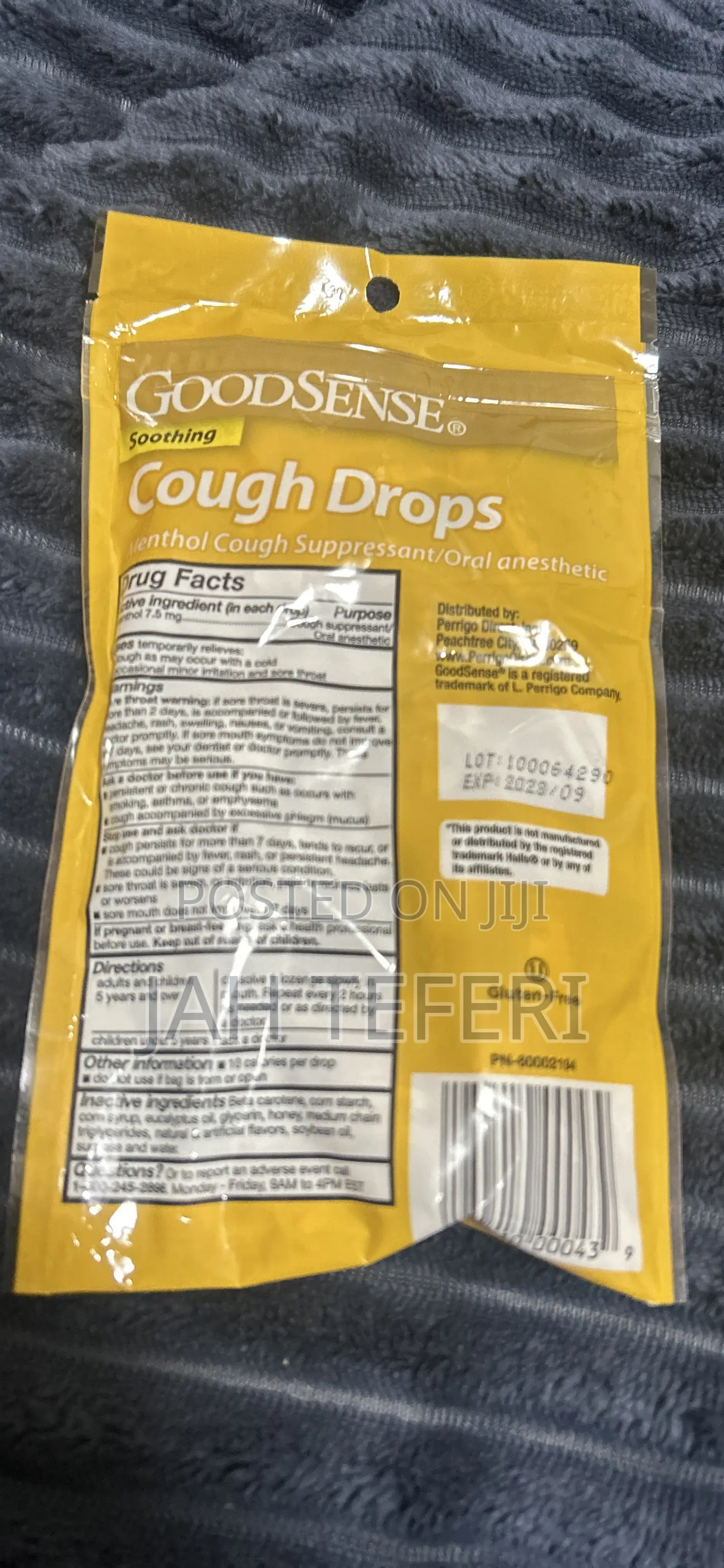 Good Sense Cough Drop Relief Candy