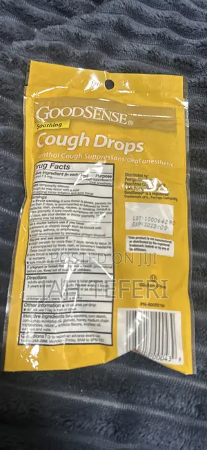 Good Sense Cough Drop Relief Candy