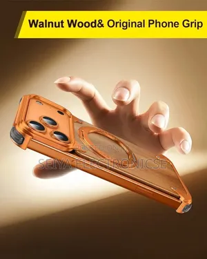 iPhones 17pro Max Freamlass Wood Metal Case