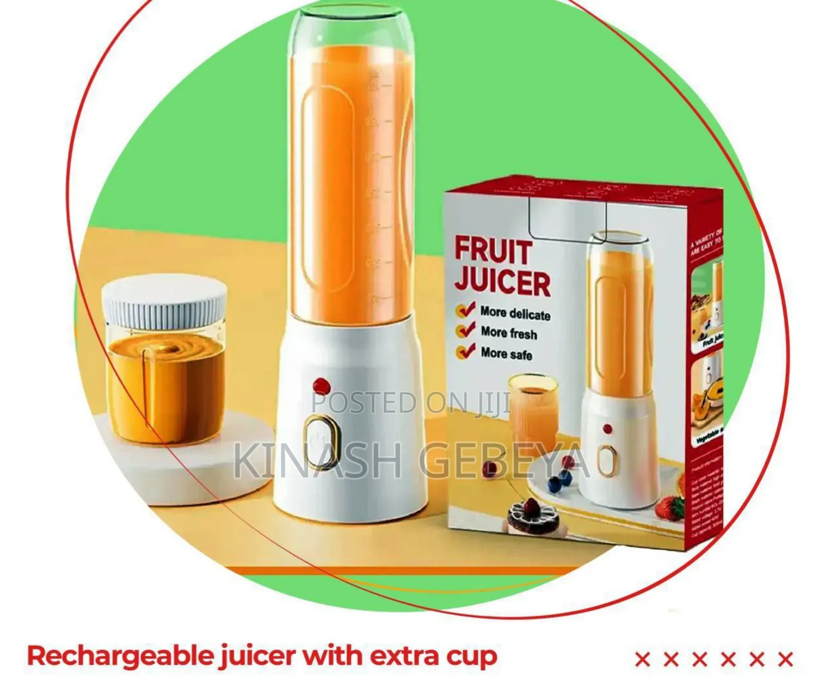 Portable and Rechargeable High Quality Juicer
