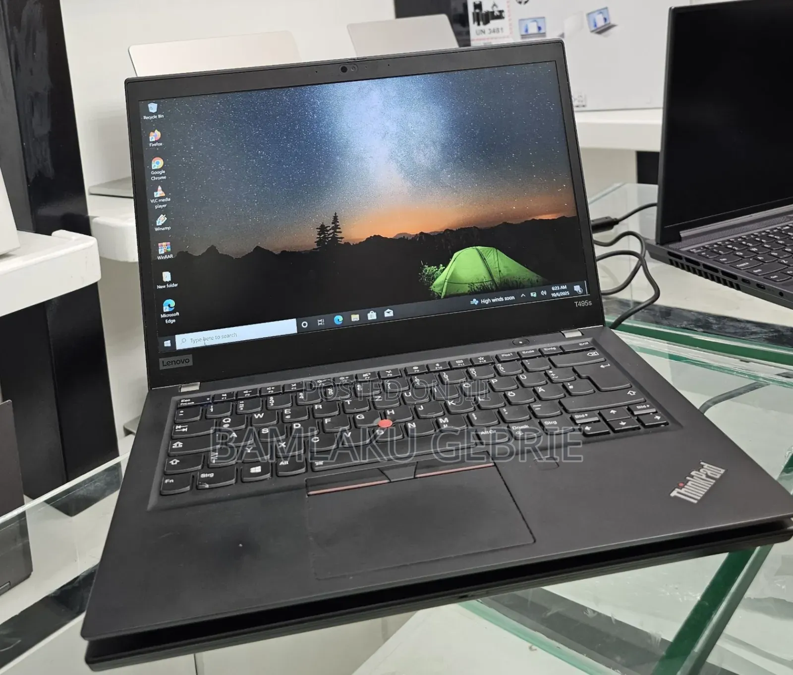 New Laptop Lenovo ThinkPad T495s 16GB AMD Ryzen 7 SSD 512GB