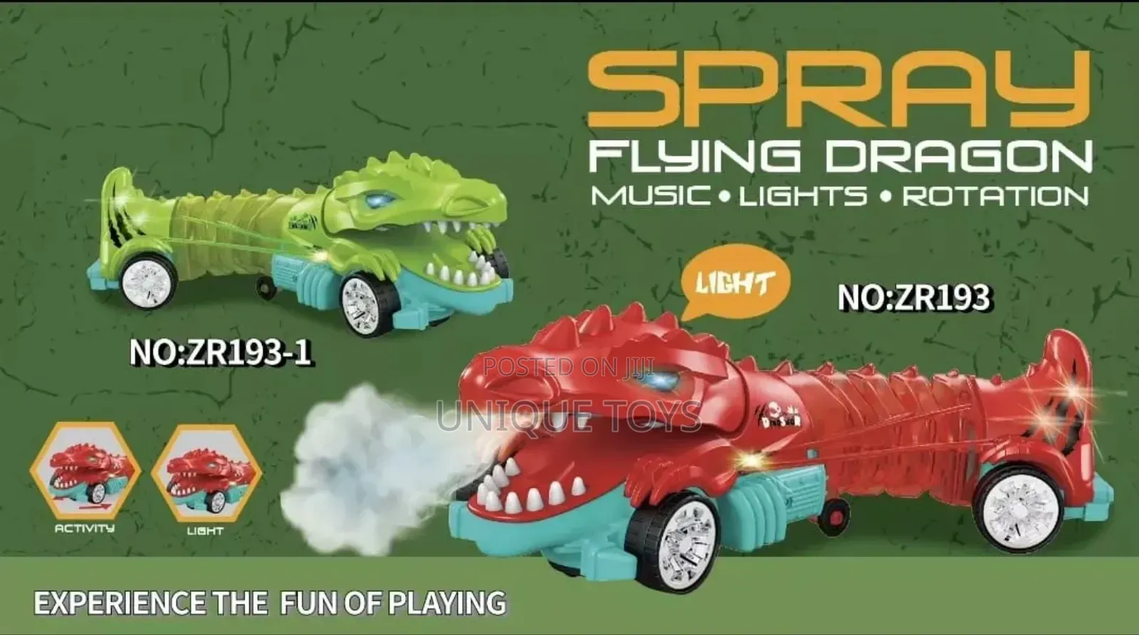 Spray Flying Dragon – Music, Lights Steam Action